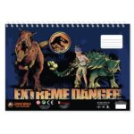 ΜΠΛΟΚ ΖΩΓΡΑΦ JURASSIC 23X33 40ΦΥΛ ΑΥΤΟΚ-ΣΤΕΝΣΙΛ- 2ΣΕΛ ΧΡ  2ΣΧ