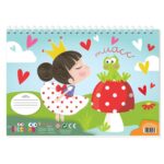 ΜΠΛΟΚ ΖΩΓΡΑΦ THE LITTLIES ΚΟΡΙΤΣΙ 23X33 40ΦΥΛ  ΑΥΤΟΚ-ΣΤΕΝΣΙΛ- 2ΣΕΛ ΧΡ  2ΣΧ