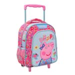 Σχολική Τσάντα Τρόλεϊ Νηπίου Peppa Pig Lovely Must 2 Θήκες