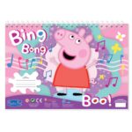 ΜΠΛΟΚ ΖΩΓΡΑΦ PEPPA PIG 23X33 40ΦΥΛ  ΑΥΤΟΚ-ΣΤΕΝΣΙΛ- 2ΣΕΛ ΧΡ  2ΣΧ