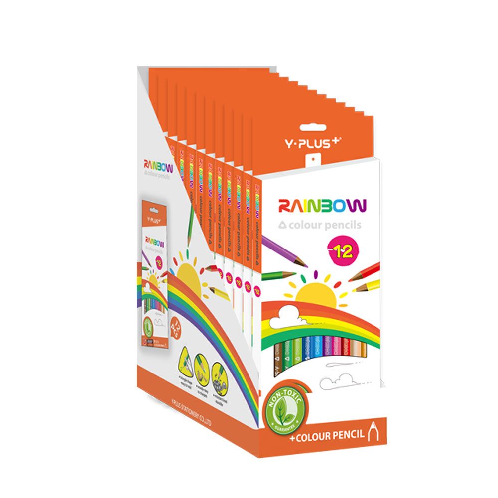 Y PLUS ΞΥΛΟΜΠΟΓΙΕΣ RAINBOW ΣΥΣΚΕΥΑΣΙΑ 12 ΧΡΩΜΑΤΩΝ PC110402