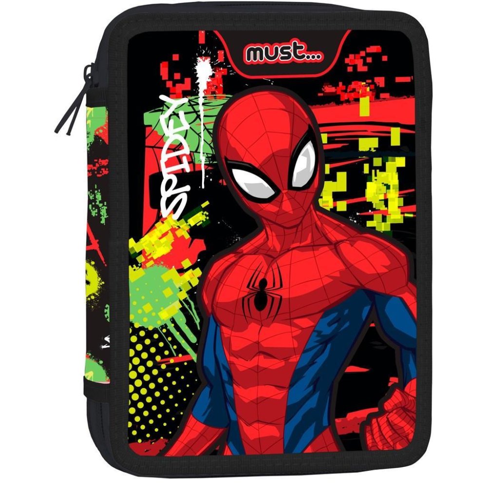 Spiderman Κασετίνα Διπλή Γεμάτη Spidey