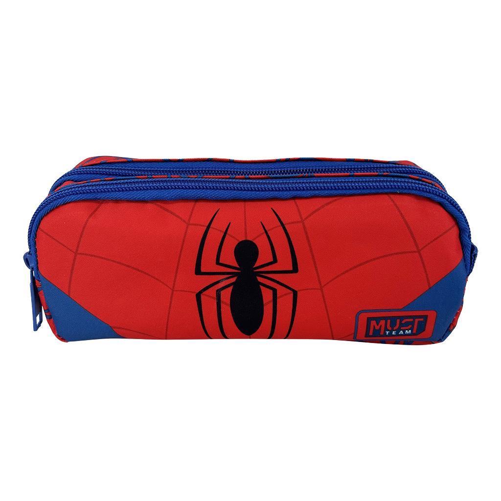 Κασετίνα Βαρελάκι Spider- Man Red Must Team 2 Θήκες
